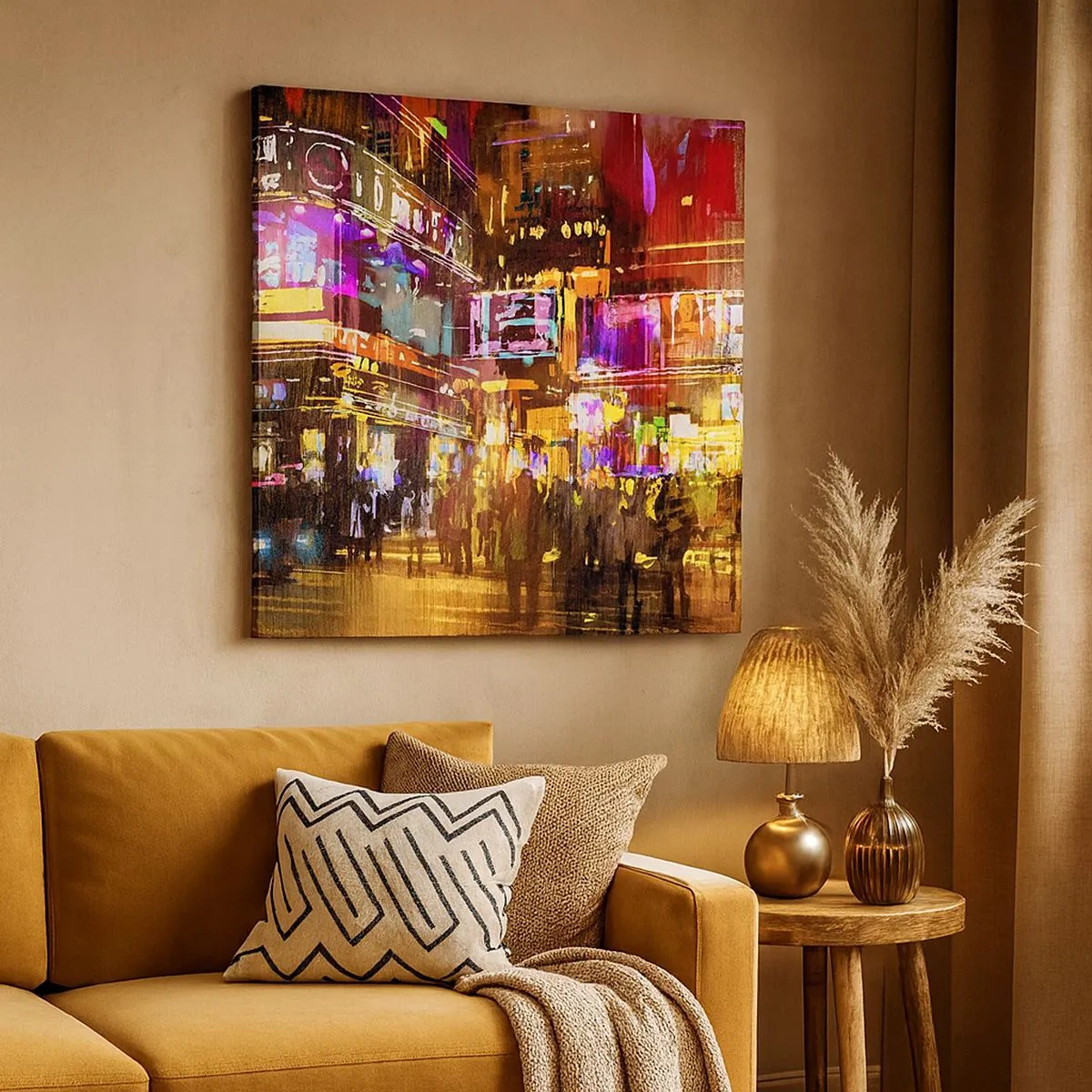 Impression sur toile - Image sur toile - Dans une mer de lumière - 30x30 cm