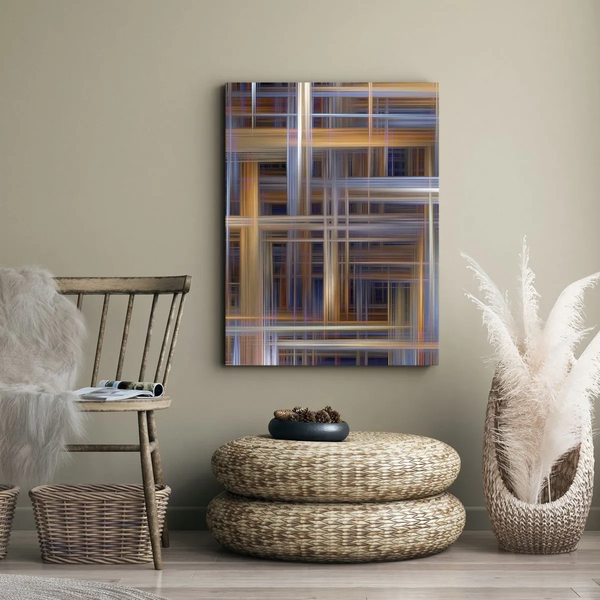 Impression sur toile - Image sur toile - Tissé de lumière - 55x100 cm