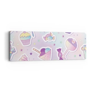 Impression sur toile - Image sur toile - Pour que tous les jours soit un anniversaire  - 90x30 cm