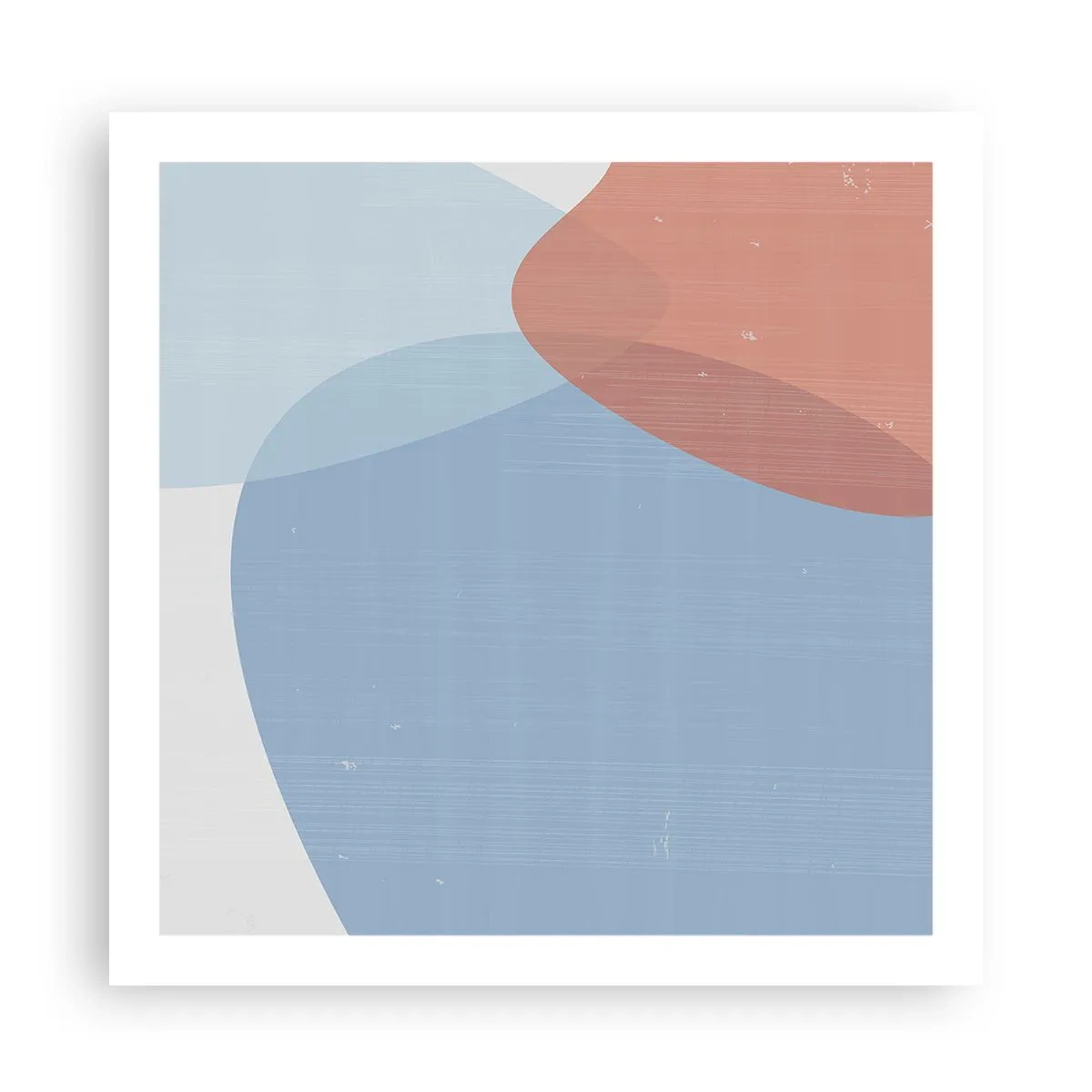 Affiche - Poster - Relations pastel - 60x60 cm