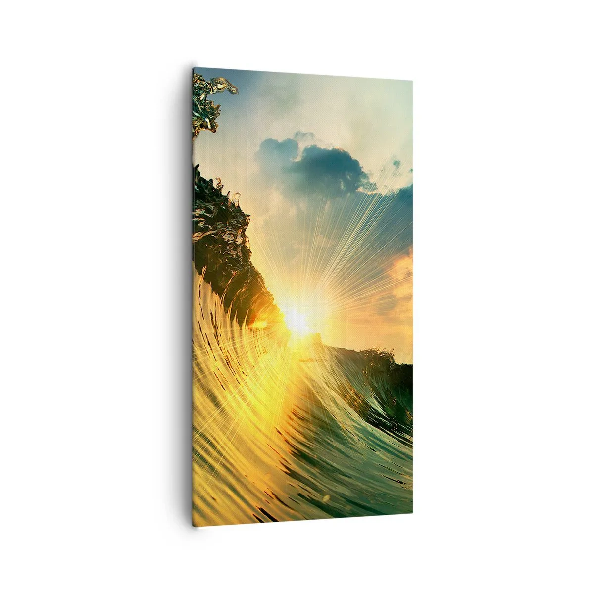 Impression sur toile - Image sur toile - Surfeur, où es-tu ? - 65x120 cm