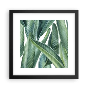 Affiche dans un cadre noir - Poster - La nature face à elle-même - 30x30 cm