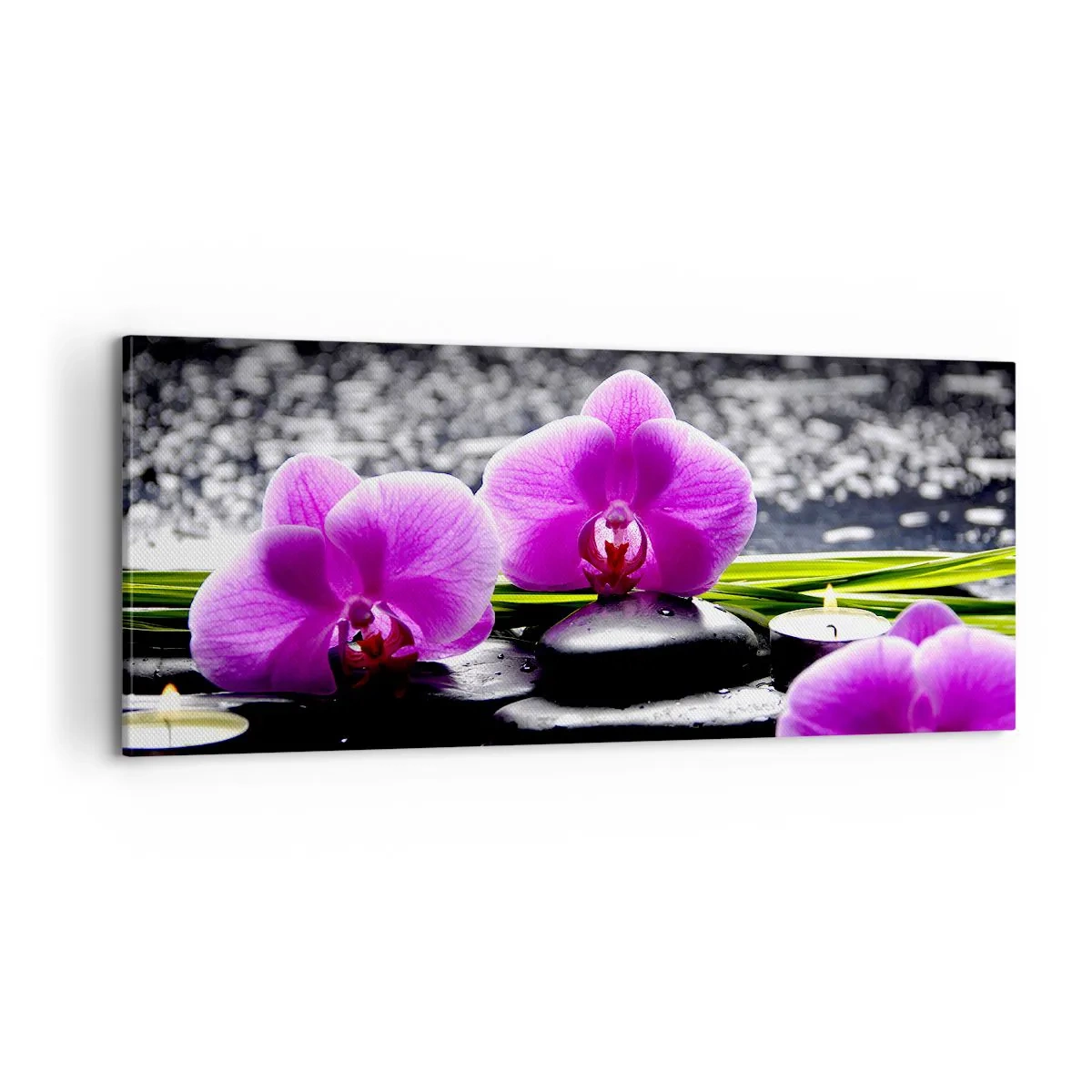 Impression sur toile - Image sur toile - Se noyer dans la paix et la tranquillité - 100x40 cm