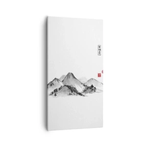 Impression sur toile - Image sur toile - Au-delà de la distance - 55x100 cm