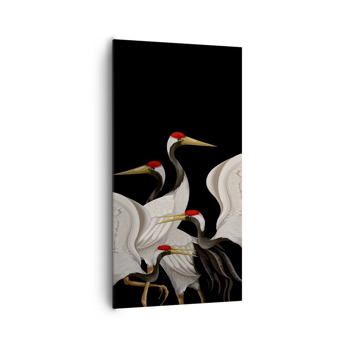 Impression sur toile - Image sur toile - Histoire d'oiseaux - 65x120 cm