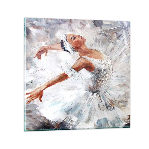 Impression sur verre - Image sur verre - Délicat et léger comme du tulle - 40x40 cm