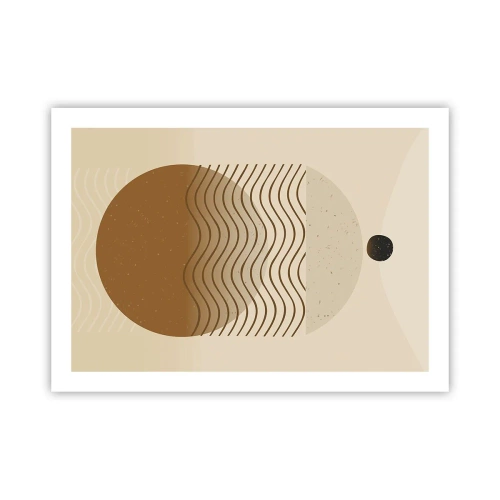 Affiche - Poster - Sur l'origine des figures géométriques - 70x50 cm