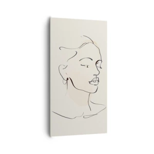 Impression sur toile - Image sur toile - Une ligne certaine - 65x120 cm