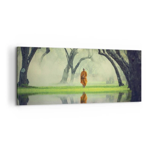 Impression sur toile - Image sur toile - En route vers l'illumination - 100x40 cm