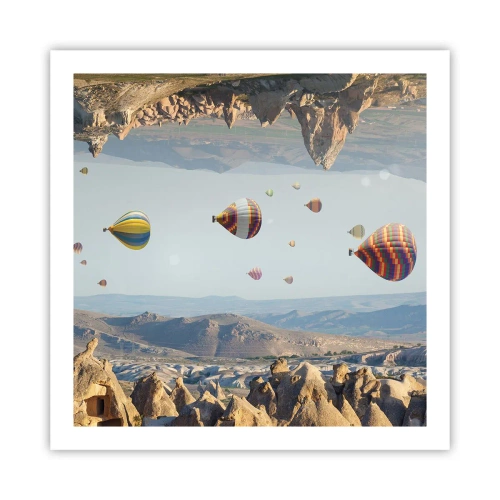 Affiche - Poster - Ici, tout est possible - 60x60 cm