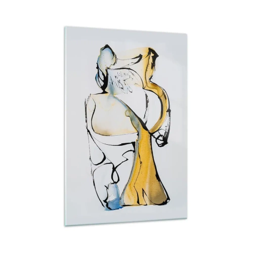 Impression sur verre - Image sur verre - Abstraction du verre - 70x100 cm