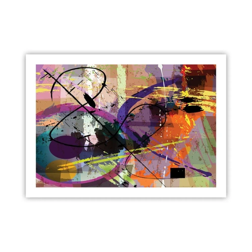 Affiche - Poster - Vous pouvez aller tout droit ou autour - 70x50 cm