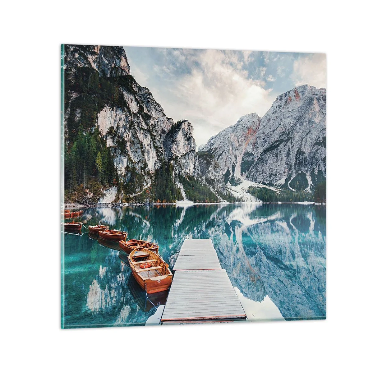 Impression sur verre - Image sur verre - On va te montrer la beauté - 30x30 cm