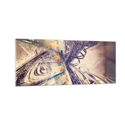 Impression sur verre - Image sur verre - En grande hâte - 100x40 cm