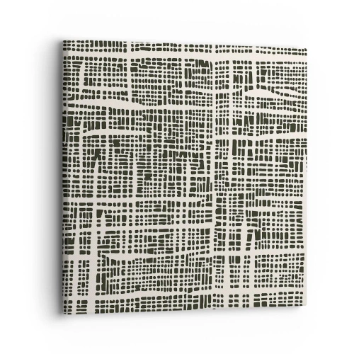 Impression sur toile - Image sur toile - Composition tissée - 30x30 cm
