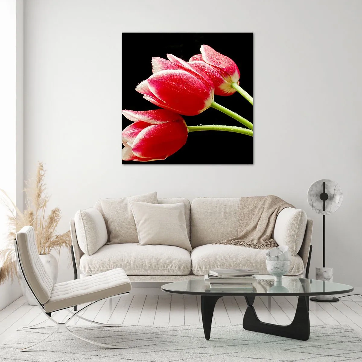 Impression sur verre - Image sur verre - Une promesse d'amour pur - 30x30 cm