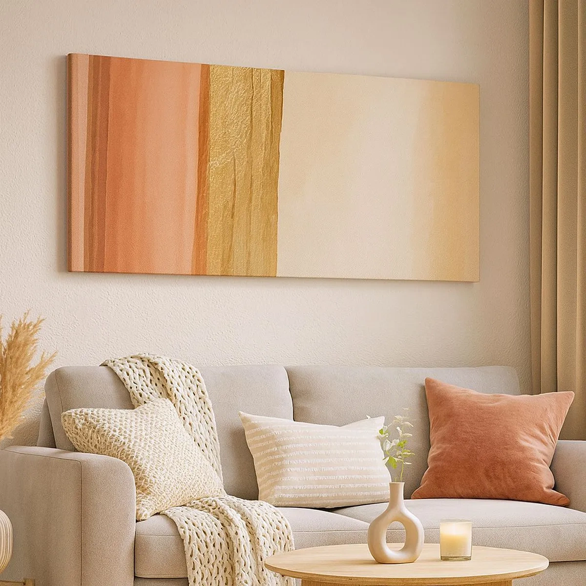 Impression sur toile - Image sur toile - Composition verticale - 100x40 cm