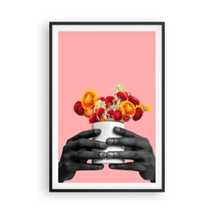 Affiche dans un cadre noir - Poster - Apothéose de la vie - 61x91 cm