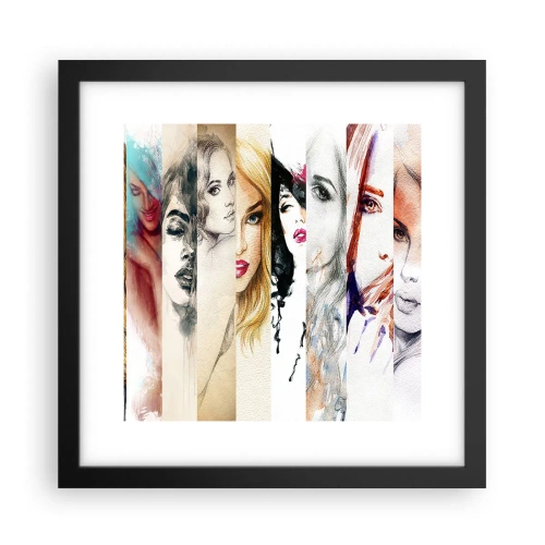 Affiche dans un cadre noir - Poster - Et c'est toujours TOI - 30x30 cm