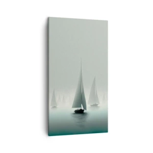 Impression sur toile - Image sur toile - Fait de brouillard - 45x80 cm