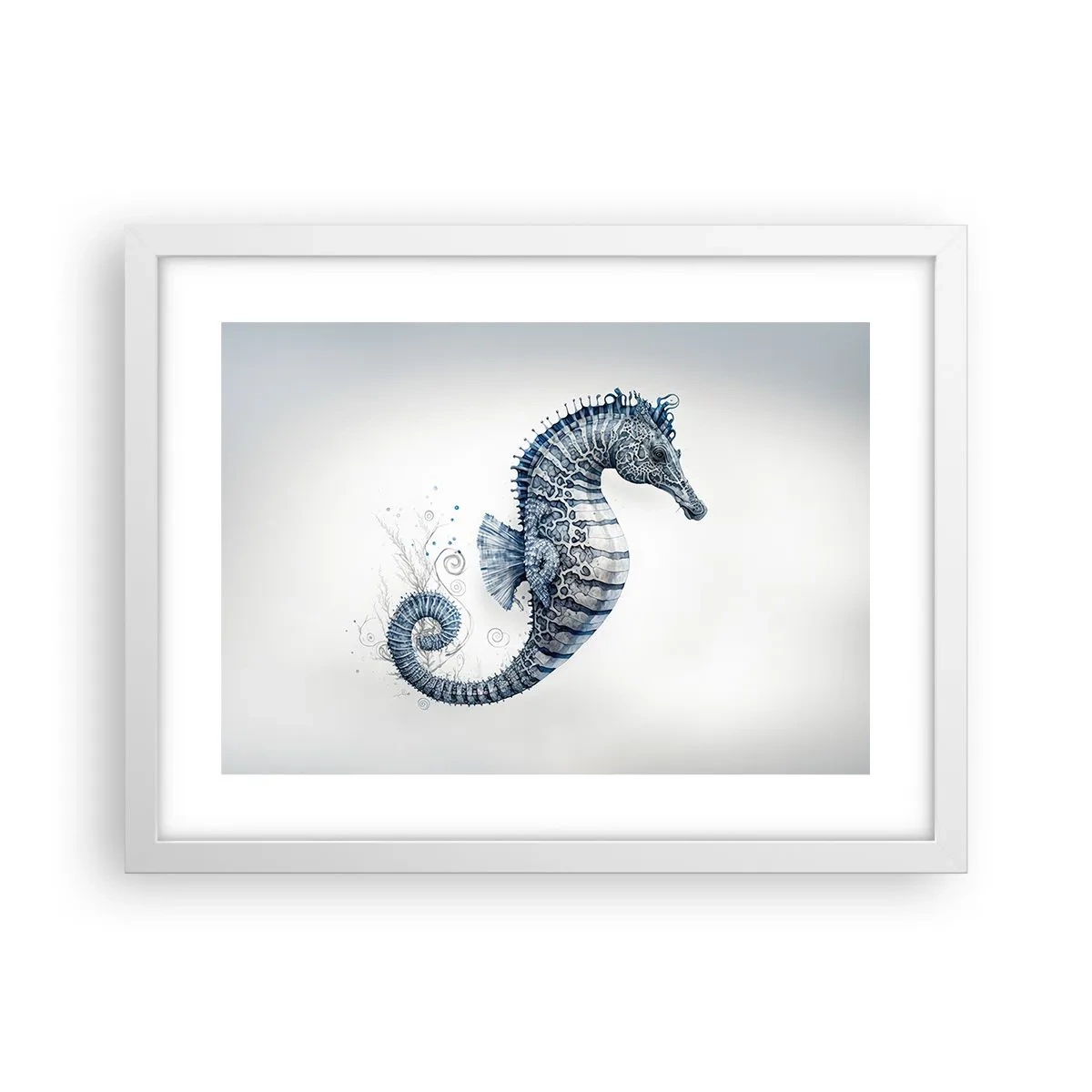 Affiche dans un cadre blanc - Poster - Une subtile plaisanterie de la nature - 40x30 cm