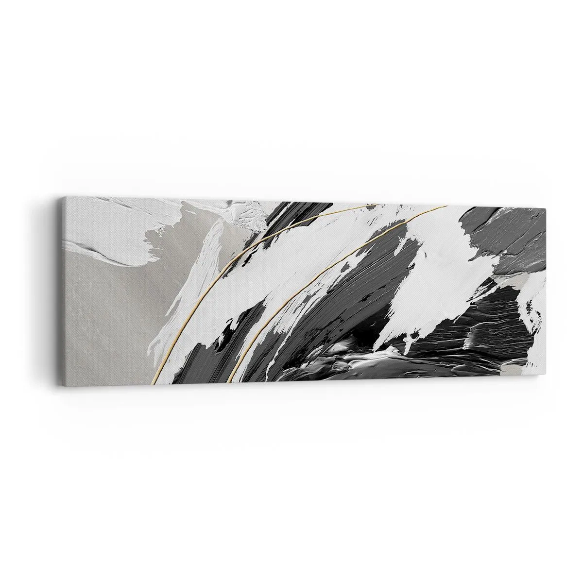 Impression sur toile - Image sur toile - L'abstraction à grande échelle - 90x30 cm