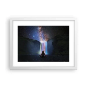 Affiche dans un cadre blanc - Poster - Harmonie absolue - 40x30 cm