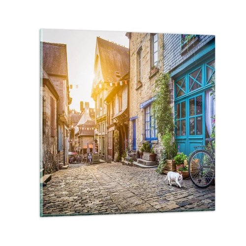 Impression sur verre - Image sur verre - Aux confins du monde - 30x30 cm