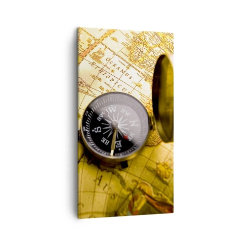 Impression sur toile - Image sur toile - Ou peut-être jusqu'au bout du monde ? - 45x80 cm