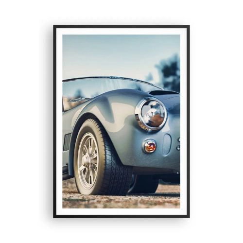 Affiche dans un cadre noir - Poster - Ce qui compte c'est le style - 70x100 cm