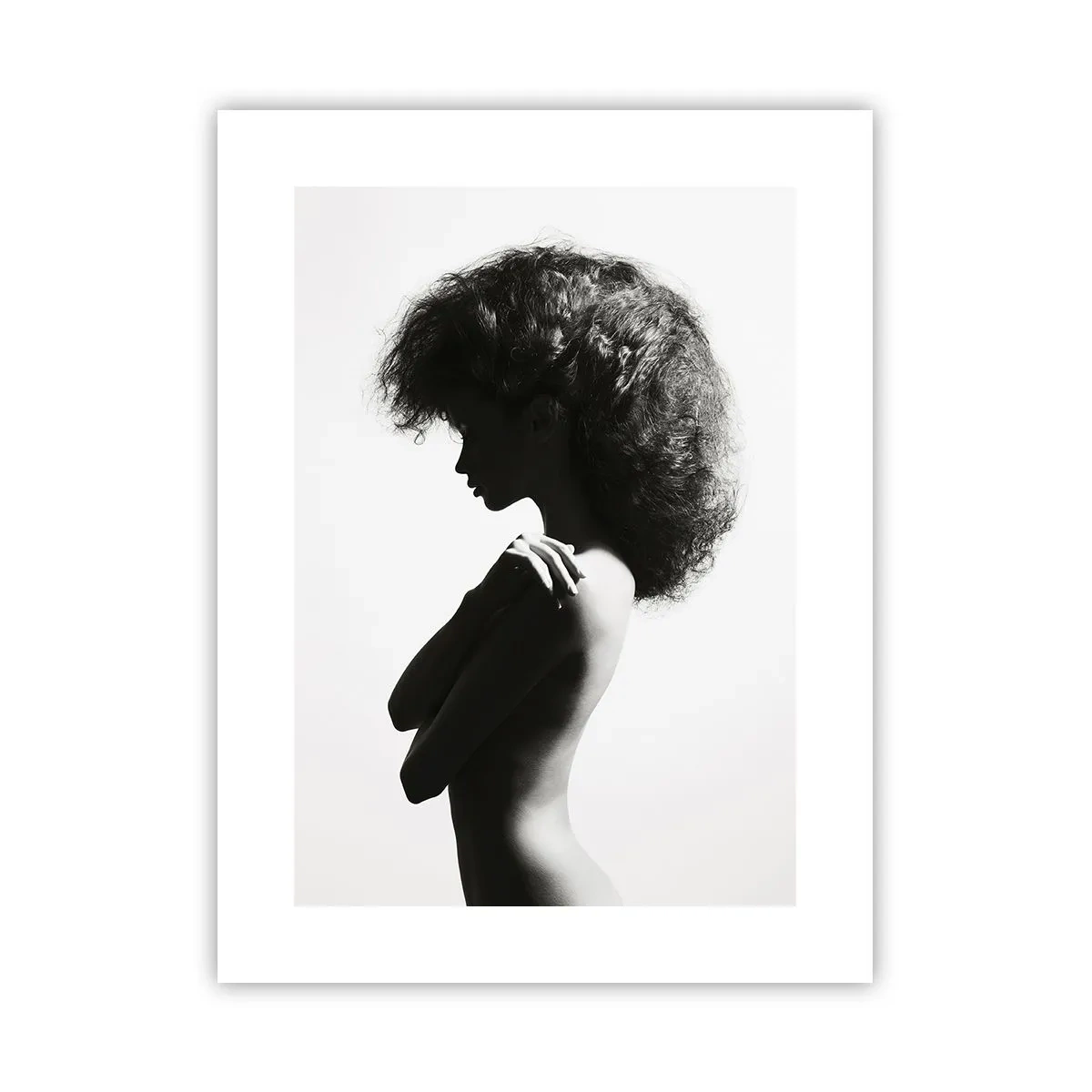 Affiche - Poster - Comme une fleur au bout d'une fine tige - 30x40 cm