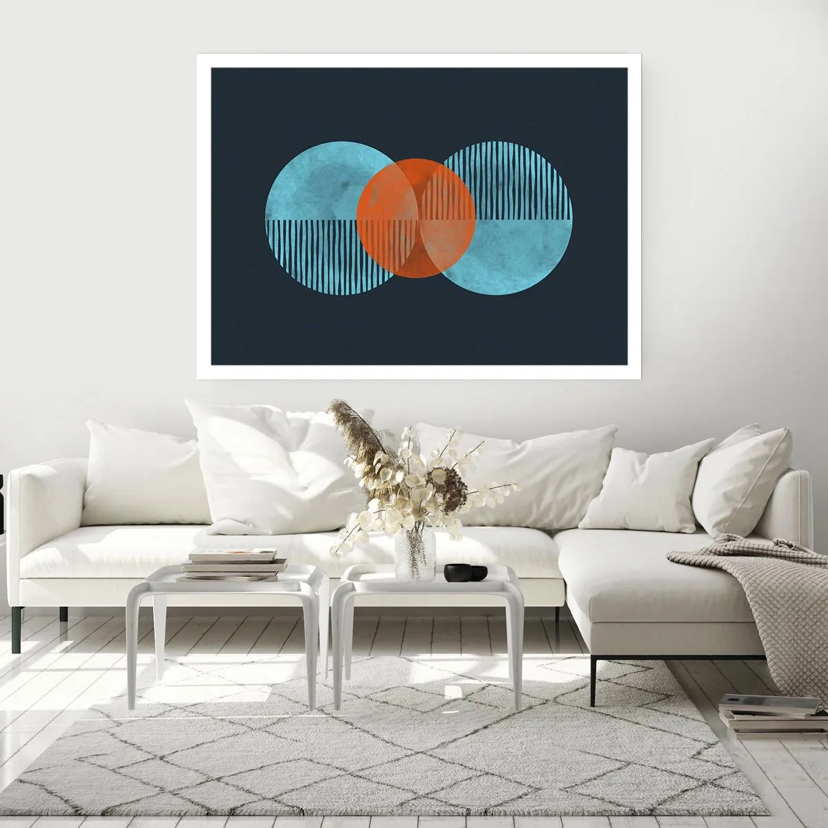 Affiche - Poster - Composition symétrique - 40x30 cm