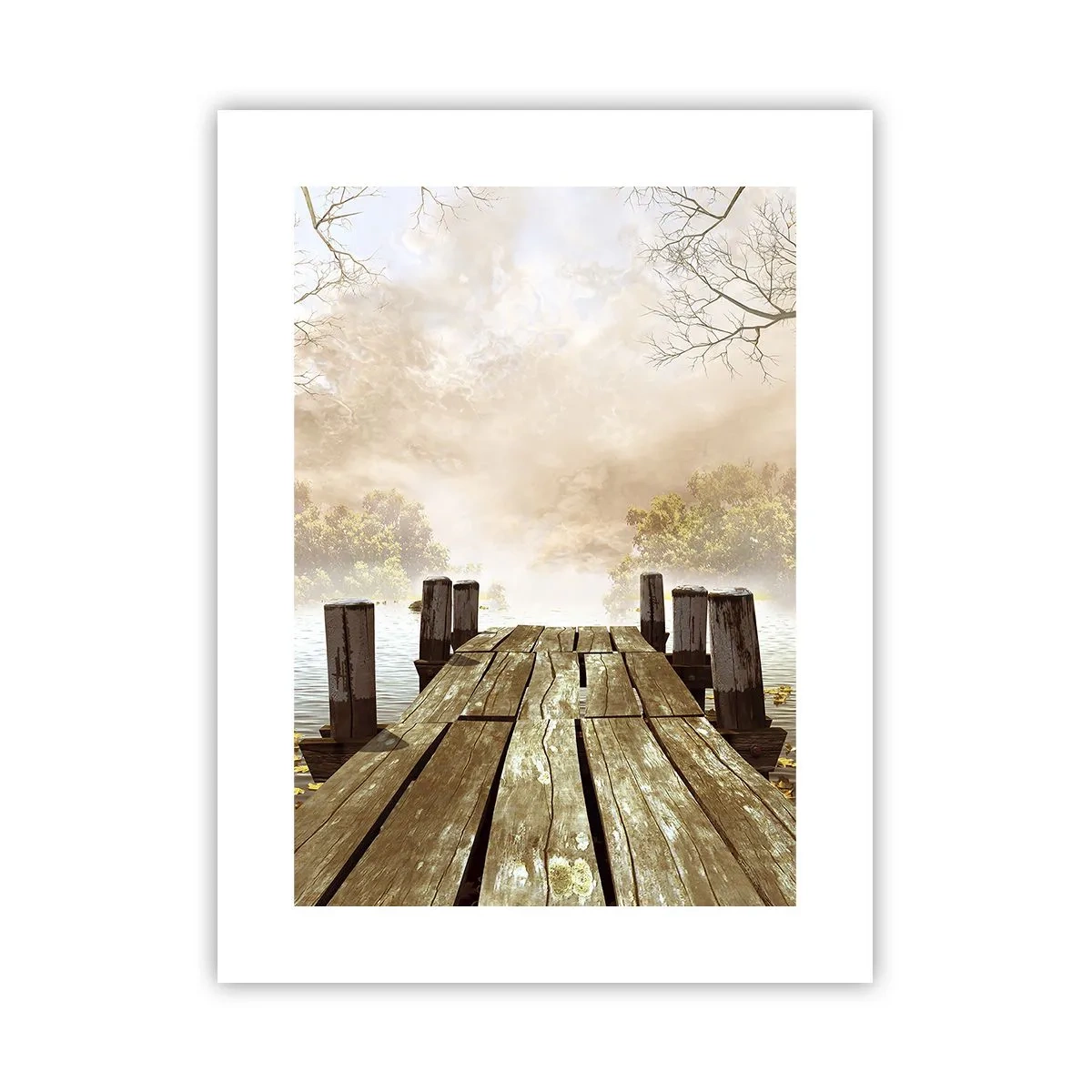 Affiche - Poster - La douce tristesse de l'automne - 30x40 cm