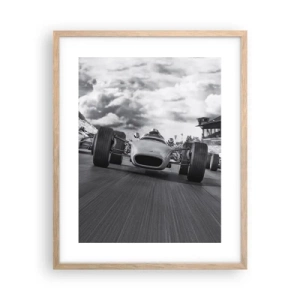 Affiche dans un chêne clair - Poster - Puissance! - 40x50 cm