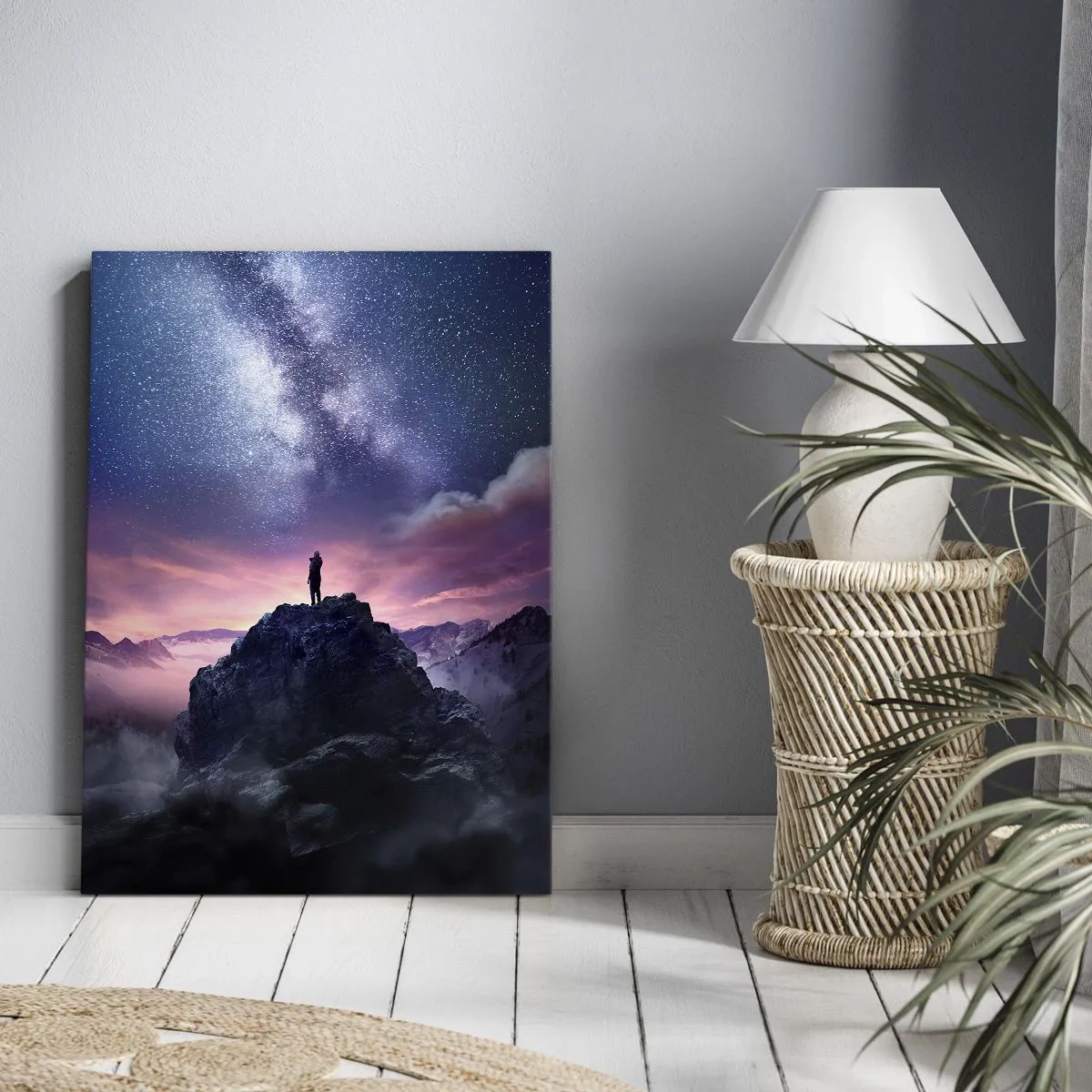 Impression sur toile - Image sur toile - Et il a ressenti la vie - 80x120 cm