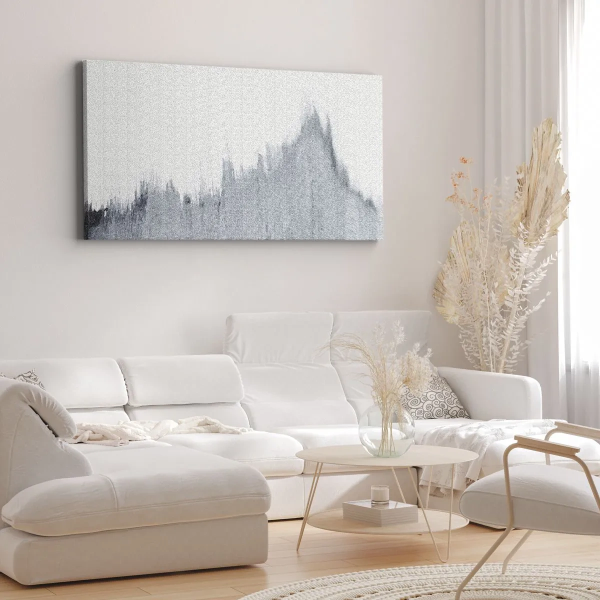 Impression sur toile - Image sur toile - Une esquisse mystérieuse - 100x40 cm