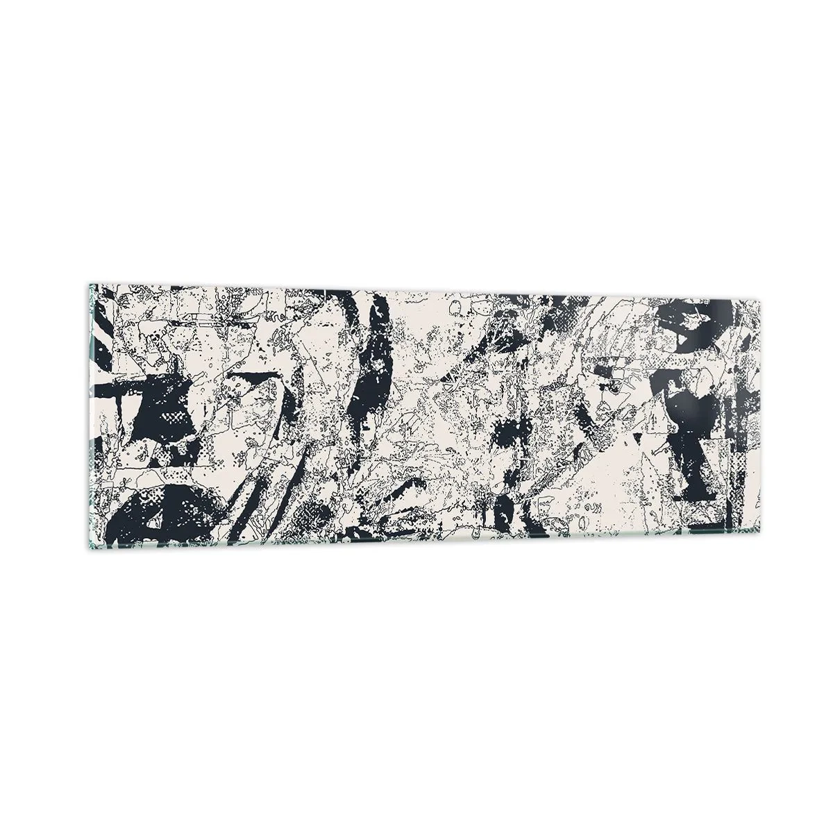 Impression sur verre - Image sur verre - Interpénétration des contraires - 90x30 cm