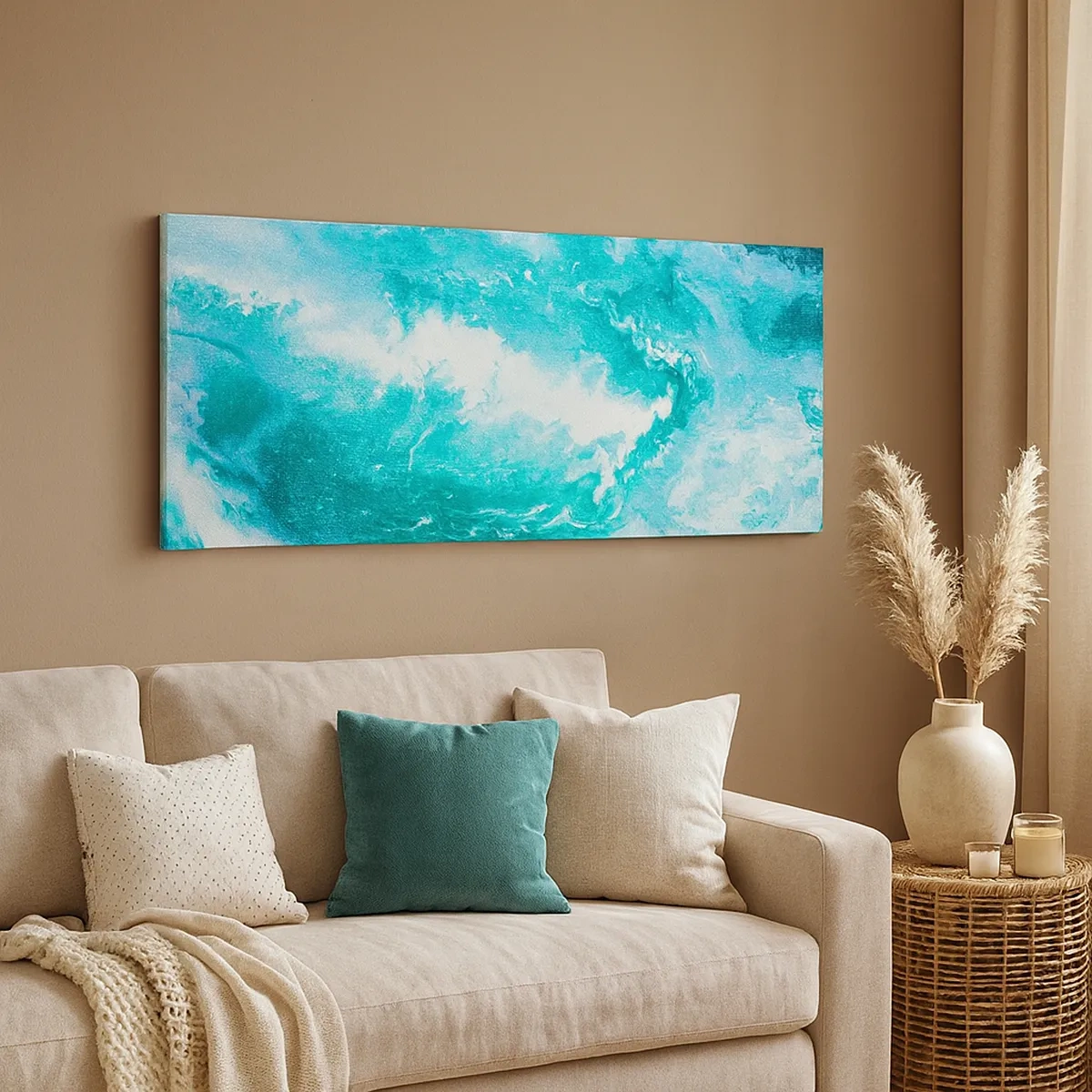 Impression sur toile - Image sur toile - Au coeur de l'élément - 30x30 cm