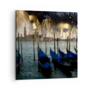 Impression sur toile - Image sur toile - Il est temps de commencer le carnaval - 60x60 cm