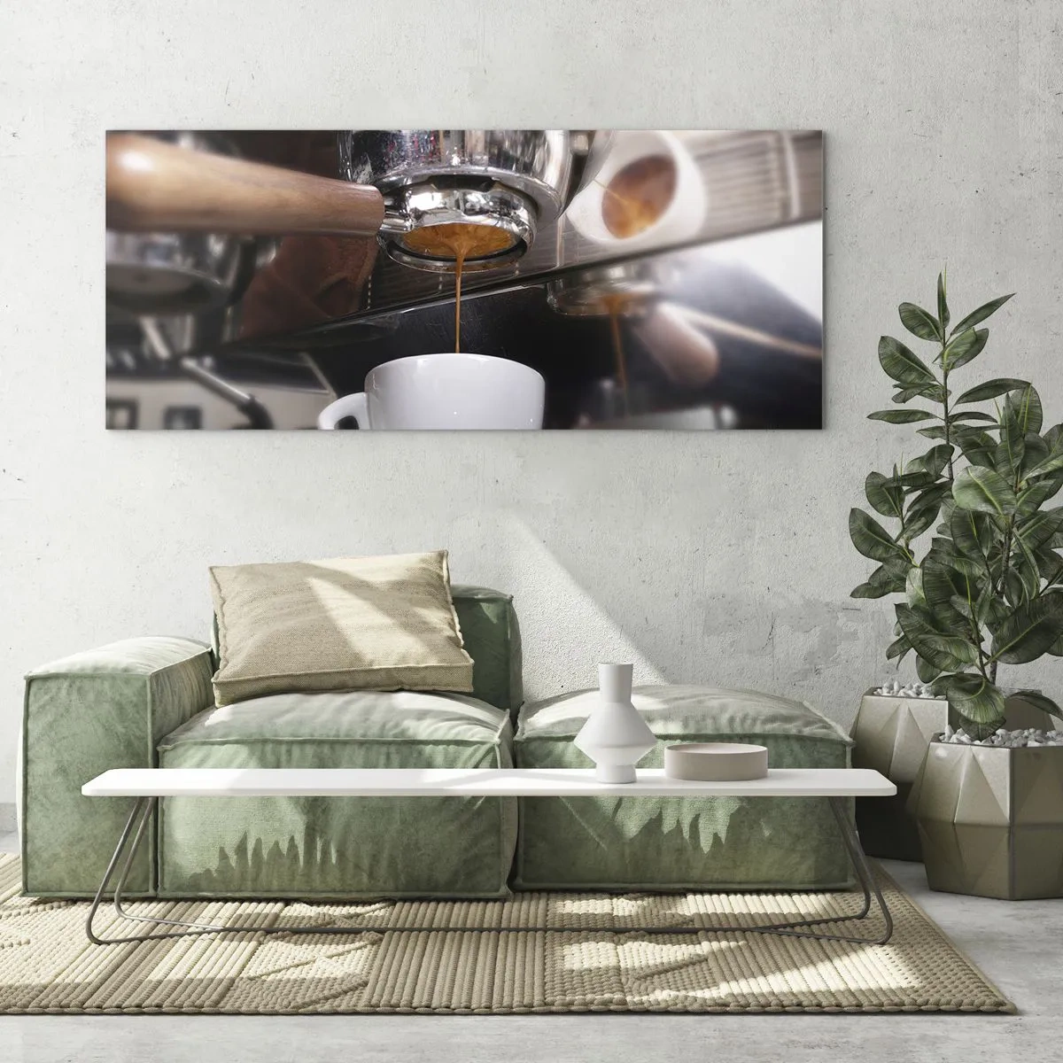 Impression sur verre - Image sur verre - Bon moment de la journée - 100x40 cm