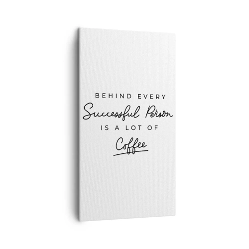 Impression sur toile - Image sur toile - Secret du succès - 45x80 cm