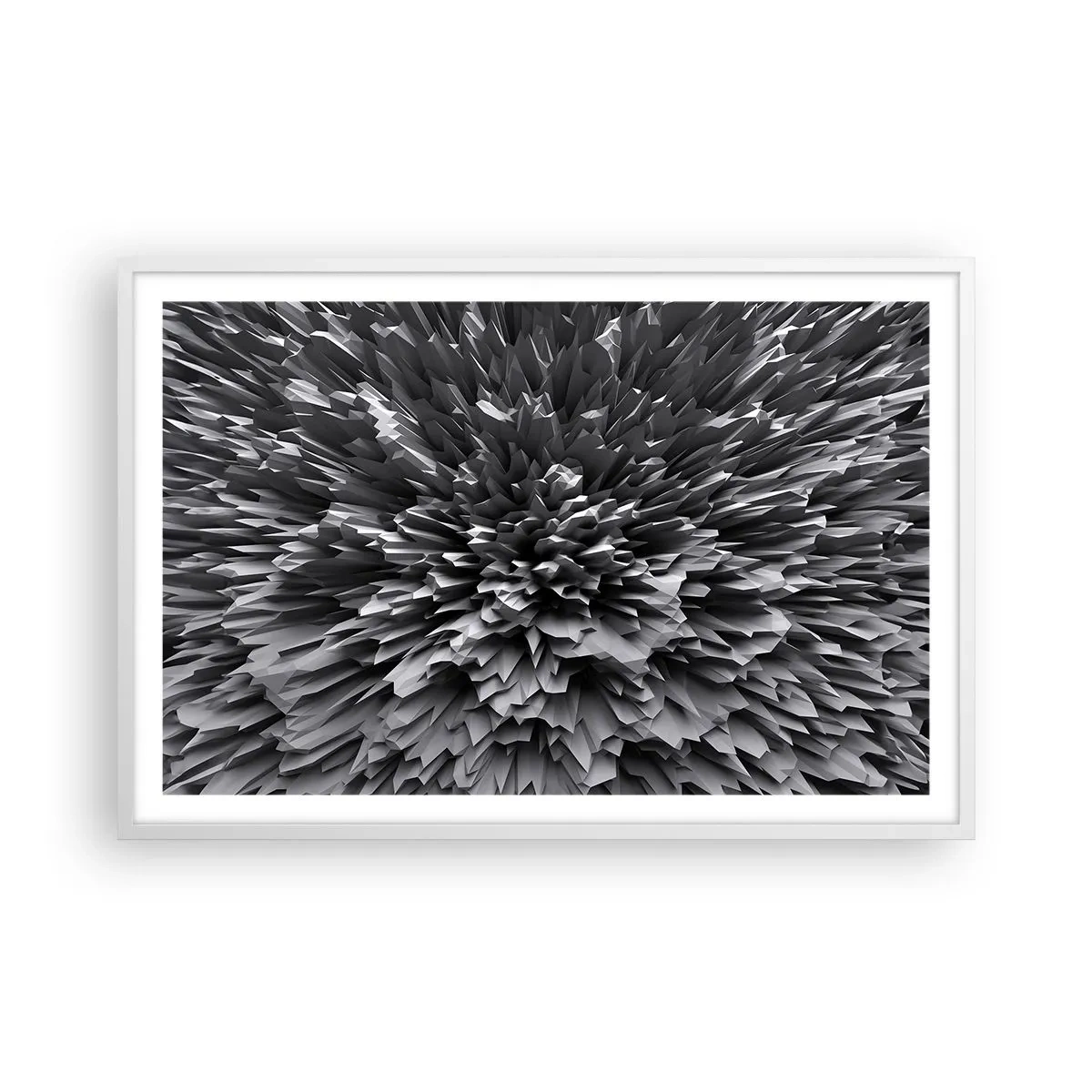 Affiche dans un cadre blanc - Poster - Ça ne peut pas être plus dur que ça - 91x61 cm