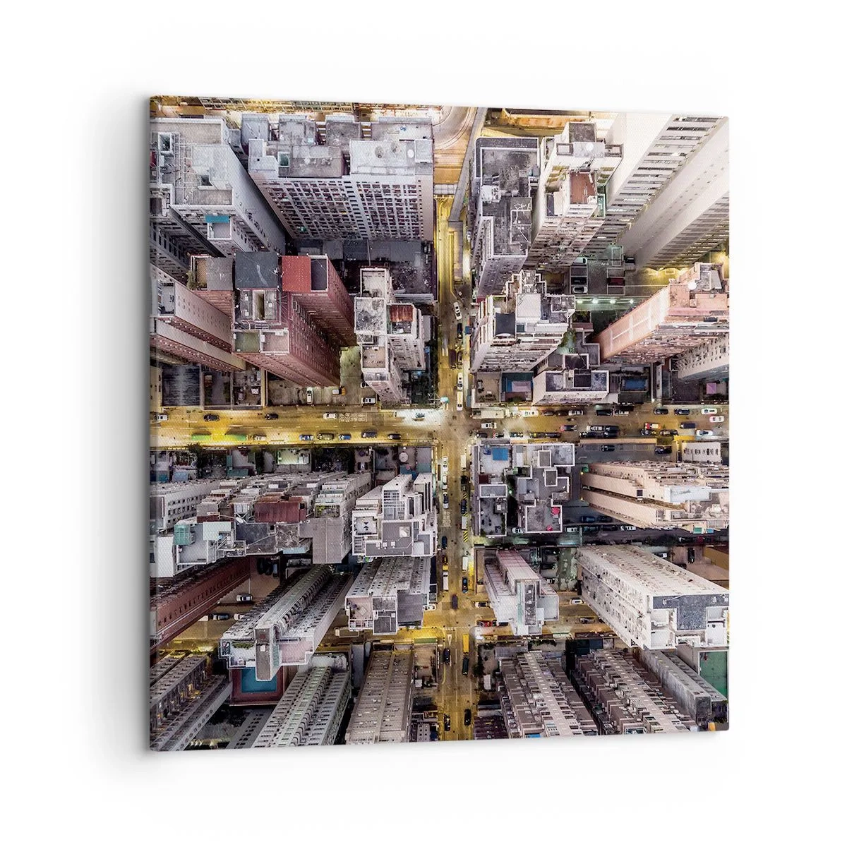 Impression sur toile - Image sur toile - Salutations de Hong-Kong - 50x50 cm