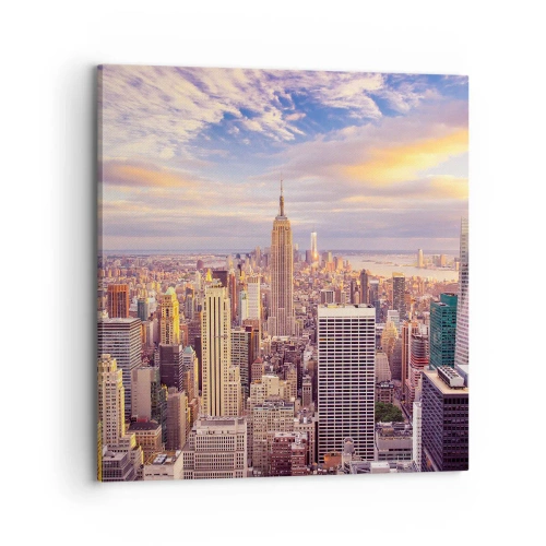 Impression sur toile - Image sur toile - Atteindre les nuages eux-mêmes - 70x70 cm