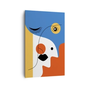 Impression sur toile - Image sur toile - Portrait déconstruit - 80x120 cm