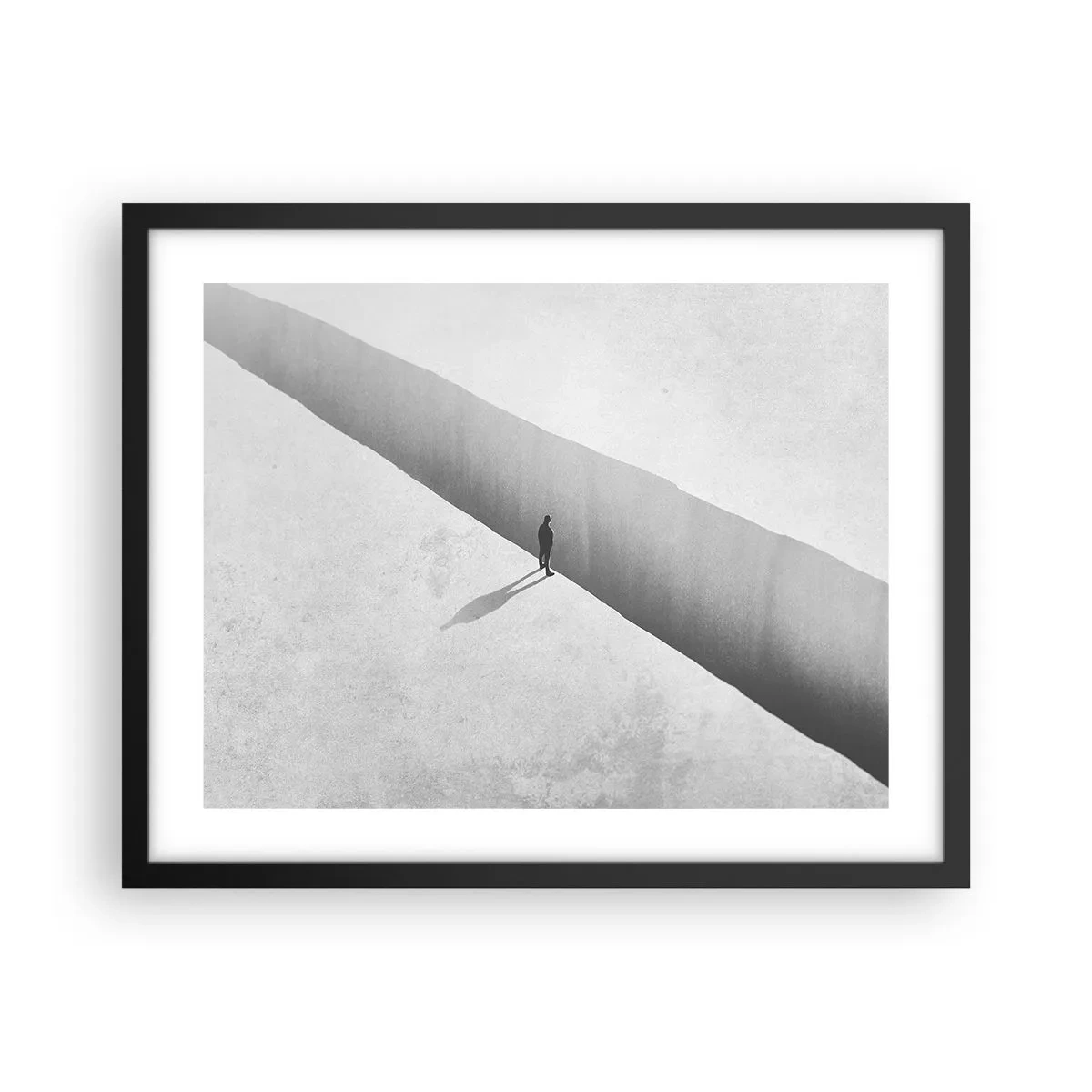 Affiche dans un cadre noir - Poster - Un objectif clair - 50x40 cm