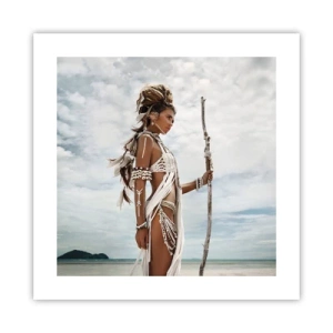 Affiche - Poster - Reine des tropiques - 40x40 cm