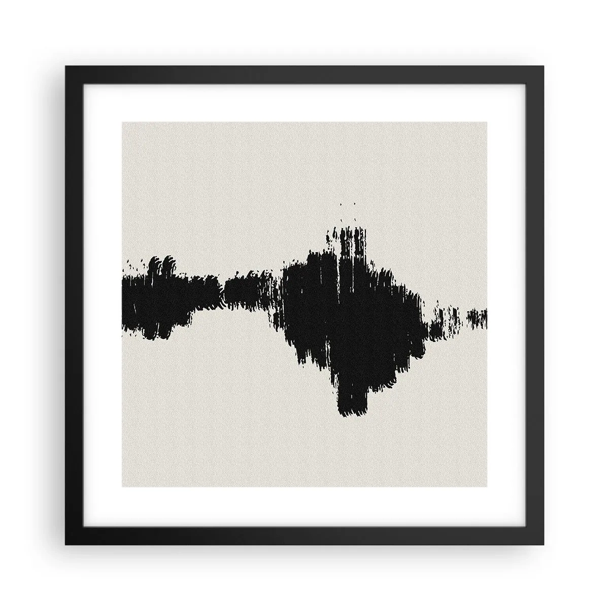 Affiche dans un cadre noir - Poster - Vibrations de l'imagination - 40x40 cm