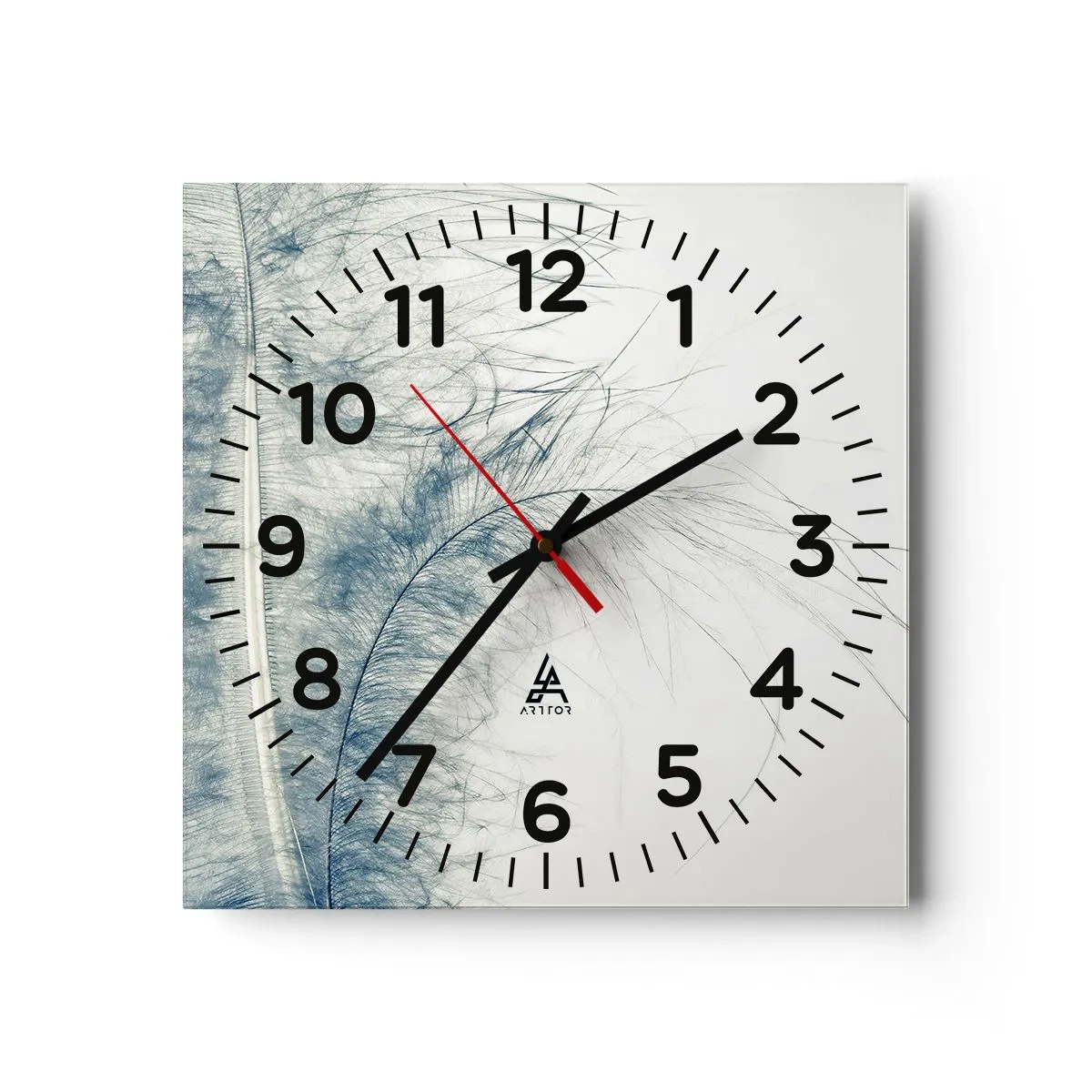Horloge murale - Pendule murale - Les sept natures - 30x30 cm