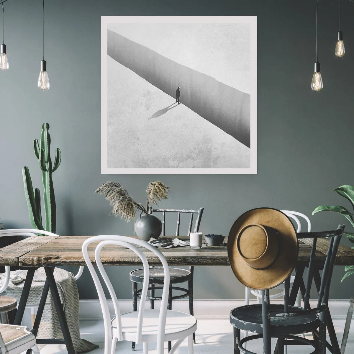 Affiche - Poster - Un objectif clair - 40x40 cm